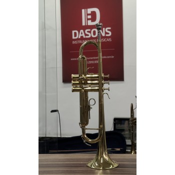 Trompete Weril ET1172 Laqueado Si Bemol com CAPA - Usado